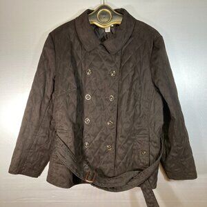 Talbots Double-Breasted Fall Quilted Jacket